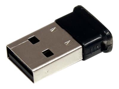 StarTech.com Bluetooth Adapter - Mini USB Adapter - Bluetooth 2.1 - Class 1 EDR - Bluetooth Receiver (USBBT1EDR2) - Nettverksadapter - USB - Bluetoot Sort