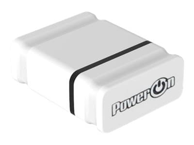 Inter-Tech DMG-02 - Nettverksadapter - USB 2.0 - 802.11b/g/n Hvit