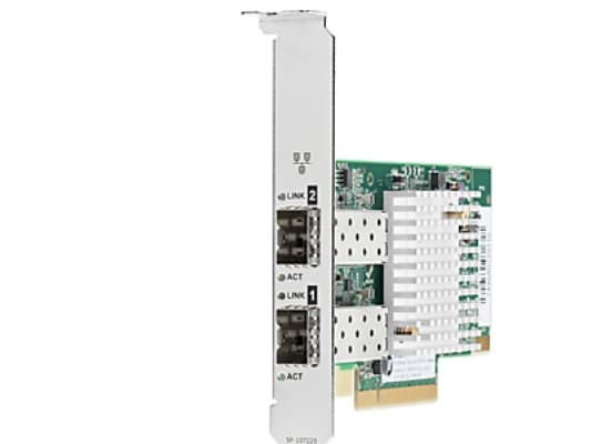 HPE 571SFP+ - Nettverksadapter - PCIe 2.0 x8 lav profil - 10 Gigabit SFP+ x 2 - for Apollo pc40, sx40; ProLiant DL360p Gen8, DL380p Gen8, DL388p Gen8