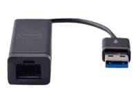 Dell - Nettverksadapter - USB 3.0 - Gigabit Ethernet x 1 Sort