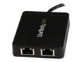 Pikkukuva 3 / 5: StarTech.com USB-C to Dual Gigabit Ethernet Adapter with USB 3.0 (Type-A) Port - USB Type-C Gigabit Network Adapter (US1GC301AU2R) - Verkkosovitin -