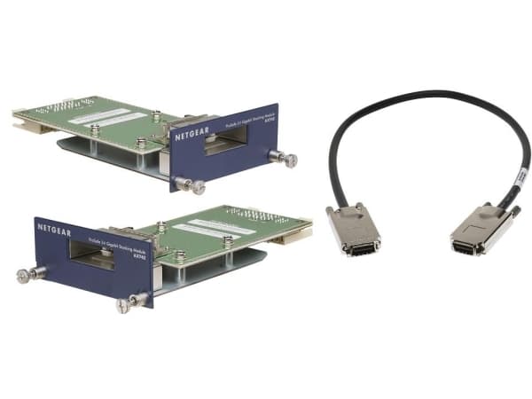NETGEAR ProSafe AX742 - Ekspansionsmodul (pakke med 2) - för NETGEAR GSM7228, GSM7252, GSM7328, GSM7352; Next-Gen Edge Managed Switch M5300