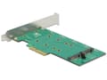 Miniatyrbild 5 av 5: Delock PCI Express Card > 2 x internal M.2 Key B with RAID - Kontrollerkort - M.2 Card låg profil - 6 GBps - RAID 0, 1 - PCIe 2.0 x4