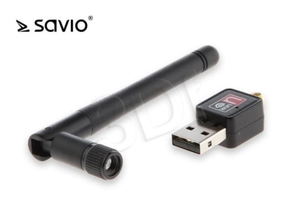 SAVIO CL-63 - Nätverksadapter - USB 2.0 - 802.11b/g/n