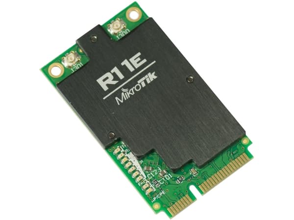 Mikrotik R11e-2HnD, Sisäinen, Langaton, Mini PCI Express, Langaton RF, Wi-Fi 4 (802.11n), Vihreä, Musta