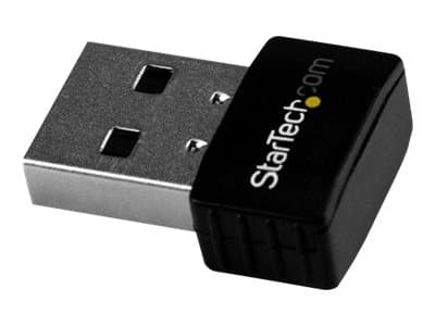 StarTech.com USB Wi-Fi-adapter - AC600 - dual-band trådlös nano-adapter - Nätverksadapter - USB 2.0 - Wi-Fi 5 - svart