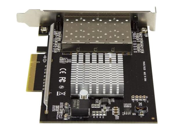StarTech.com Quad Port 10G SFP+ Network Card, Intel XL710 Open SFP+ Converged Adapter, PCIe 10 Gigabit Ethernet Server NIC, 10GbE Fiber Optic LAN Car