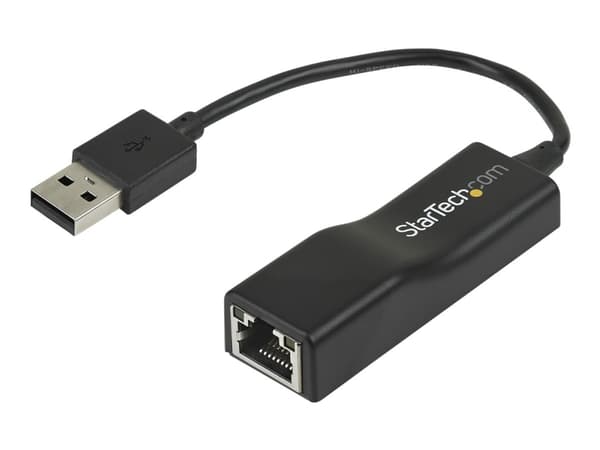StarTech.com USB 2.0 to 10/100 Mbps Ethernet Network Adapter Dongle - USB Network Adapter - USB 2.0 Fast Ethernet Adapter - USB NIC (USB2100) - Nettv