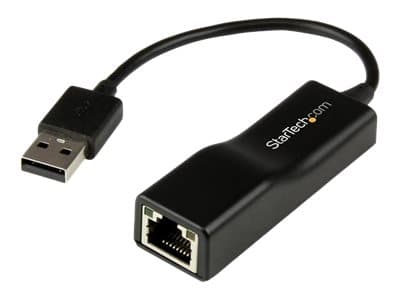 StarTech.com USB 2.0 to 10/100 Mbps Ethernet Network Adapter Dongle - USB Network Adapter - USB 2.0 Fast Ethernet Adapter - USB NIC (USB2100) - Nettv