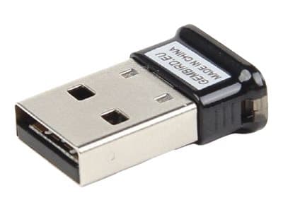 Gembird BTD-MINI5 - Nettverksadapter - USB 2.0 - Bluetooth 4.0 - Klasse 2 Sort, Sølv
