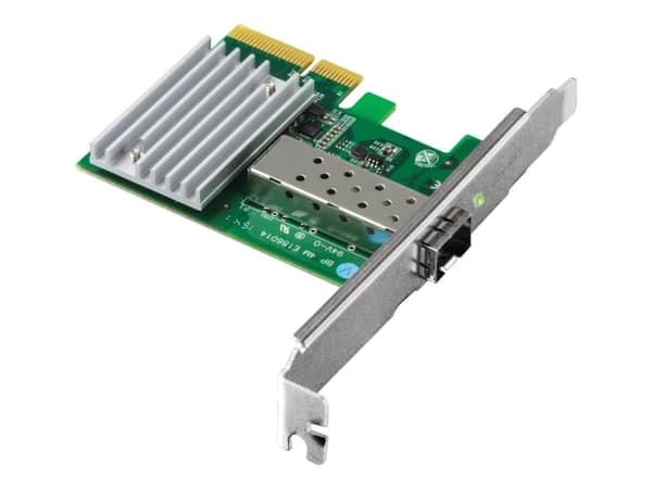 TRENDnet TEG-10GECSFP - Nätverksadapter - PCIe 2.0 x4 låg profil - 10 Gigabit SFP+ - TAA-kompatibel