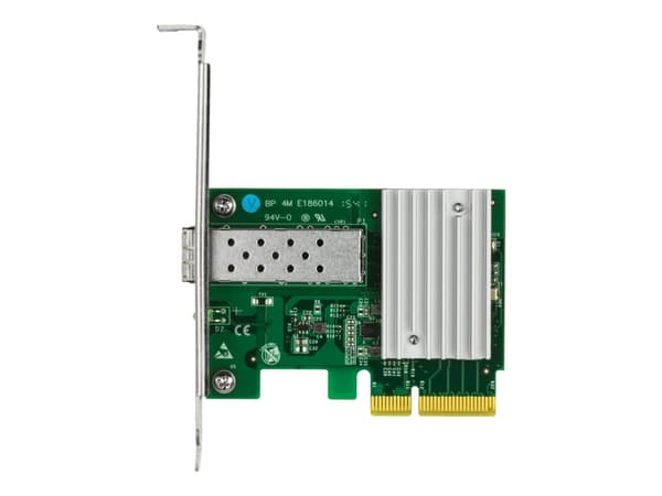 TRENDnet TEG-10GECSFP - Nätverksadapter - PCIe 2.0 x4 låg profil - 10 Gigabit SFP+ - TAA-kompatibel