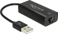 Miniatyrbild 4 av 5: Delock Adapter USB 2.0 > LAN 10/100 Mb/s - Nätverksadapter - USB 2.0 - 10/100 Ethernet