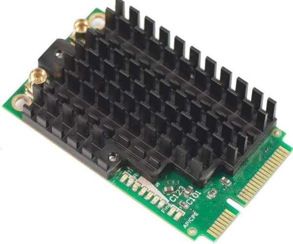 MikroTik RouterBOARD R11e-2HPnD - Nettverksadapter - PCIe Mini Card - 802.11b/g/n