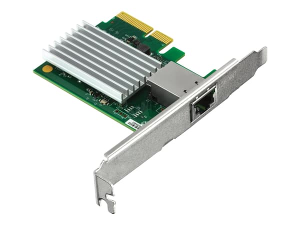 TRENDnet TEG-10GECTX - Nätverksadapter - PCIe 2.0 x4 låg profil - 10Gb Ethernet x 1 - TAA-kompatibel
