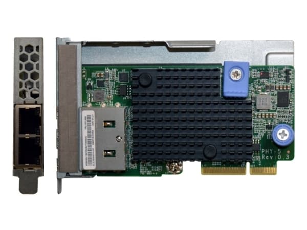 Lenovo 7ZT7A00548, Sisäinen, Langallinen, PCI Express, Ethernet, 10000 Mbit/s, Vihreä, Metallinen