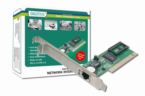DIGITUS DN-1001J - Nettverksadapter - PCI - 10/100 Ethernet