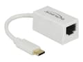 Miniatyrbild 1 av 5: Delock - Nätverksadapter - USB 3.1 Gen 1 - Gigabit Ethernet x 1 - vit