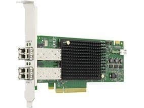 Avago LPe32002 - Värdbussadapter - PCIe 3.0 x8 låg profil - 32Gb Fibre Channel x 2