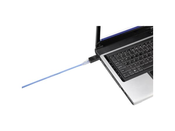 Renkforce RF-3386050, USB-C, RJ-45, Svart