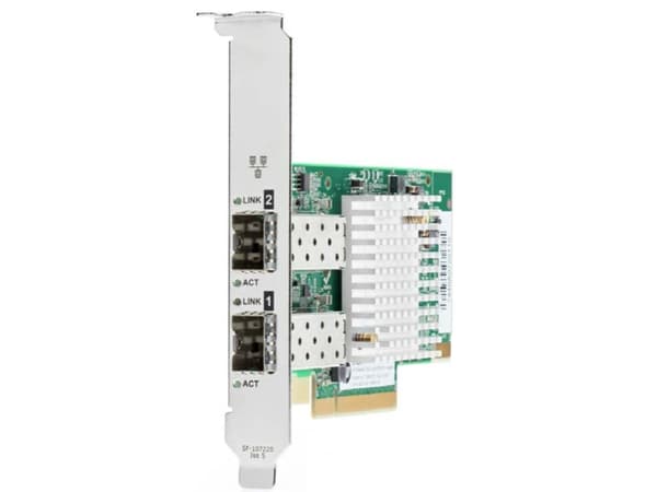 HPE 562FLR-SFP+ - Nettverksadapter - PCIe 3.0 x8 - 10 Gigabit SFP+ x 2 - for ProLiant XL250a Gen9, XL250a Gen9 Accelerator Tray