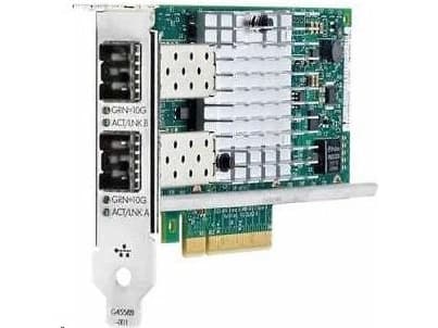 HPE 562FLR-SFP+ - Nettverksadapter - PCIe 3.0 x8 - 10 Gigabit SFP+ x 2 - for ProLiant XL250a Gen9, XL250a Gen9 Accelerator Tray