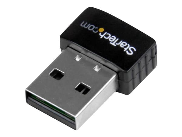 StarTech.com USB 2.0-miniadapter för Wireless-N-nätverk på 300 Mbps - 802.11n 2T2R WiFi-adapter - Nätverksadapter - USB 2.0 - 802.11b/g/n - svart