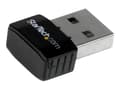 Miniatyrbild 2 av 5: StarTech.com USB 2.0-miniadapter för Wireless-N-nätverk på 300 Mbps - 802.11n 2T2R WiFi-adapter - Nätverksadapter - USB 2.0 - 802.11b/g/n - svart