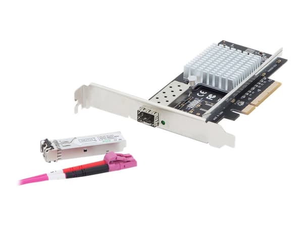 DIGITUS DN-10161 - Nettverksadapter - PCIe 3.0 x8 lav profil - 10 Gigabit SFP+ x 1