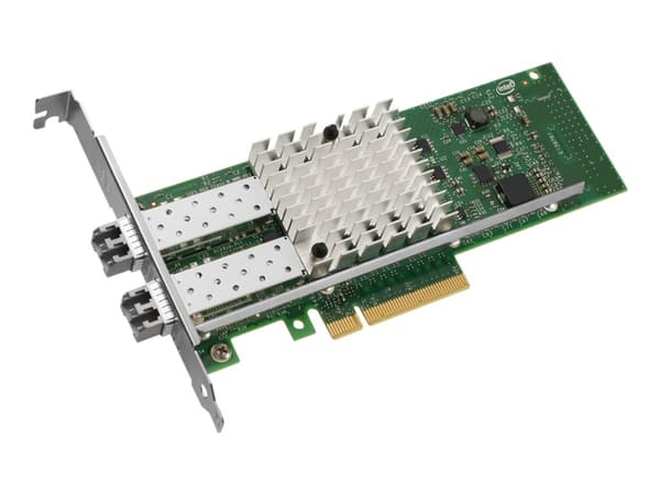 Intel Ethernet Converged Network Adapter X520-SR2 - Nettverksadapter - PCIe 2.0 x8 lav profil - 10GBase-SR x 2