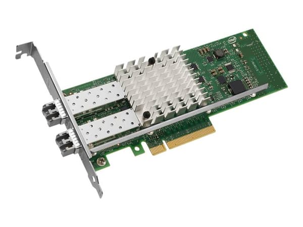 Intel Ethernet Converged Network Adapter X520-SR2 - Nettverksadapter - PCIe 2.0 x8 lav profil - 10GBase-SR x 2