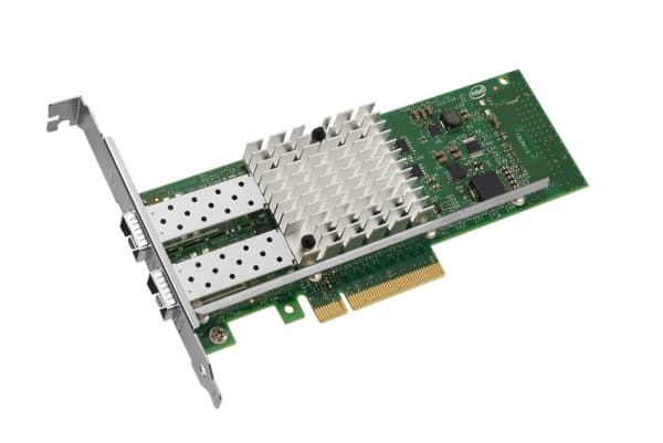 Intel Ethernet Converged Network Adapter X520-DA2 - Nettverksadapter - PCIe 2.0 x8 lav profil - 10Gb Ethernet / FCoE SFP+ x 2