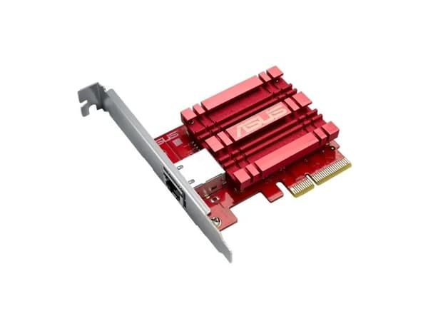 ASUS XG-C100C - Nätverksadapter - PCIe - 10Gb Ethernet x 1 Röd