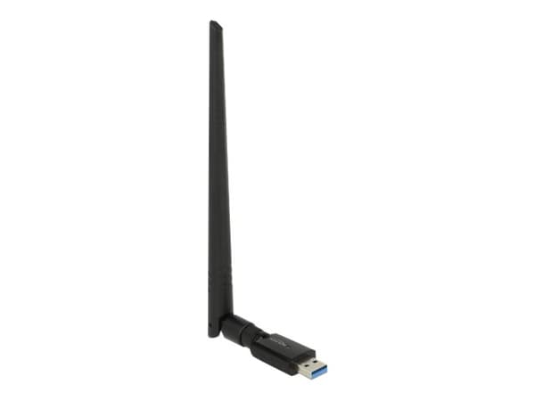 Delock USB 3.0 Dual Band WLAN ac/a/b/g/n Stick - Nettverksadapter - USB 3.0 - Wi-Fi 5 - svart
