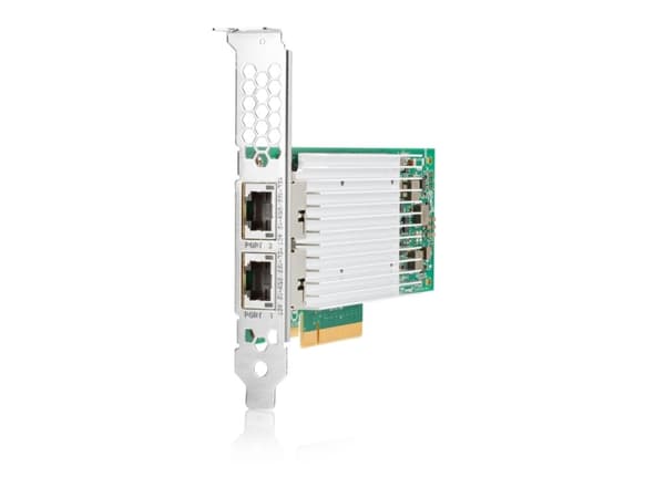 HPE 521T - Nätverksadapter - PCIe 3.0 x8 - 10Gb Ethernet x 2 - för Apollo 4200 Gen10; ProLiant DL360 Gen10
