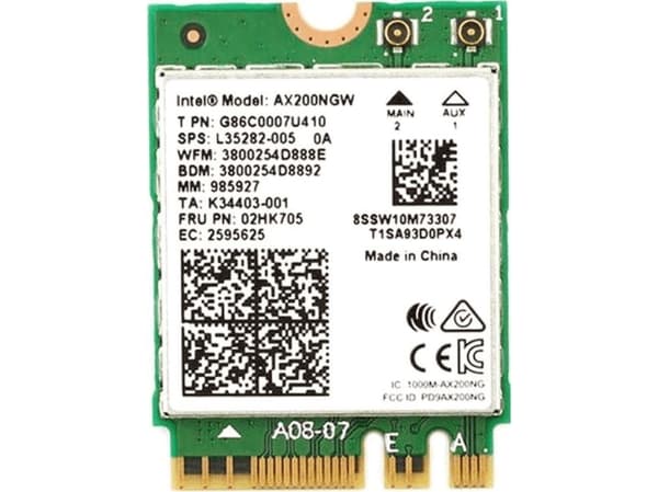 Intel Wi-Fi 6 AX200 - Netværksadapter - M.2 2230 - Bluetooth 5.0, 802.11ax