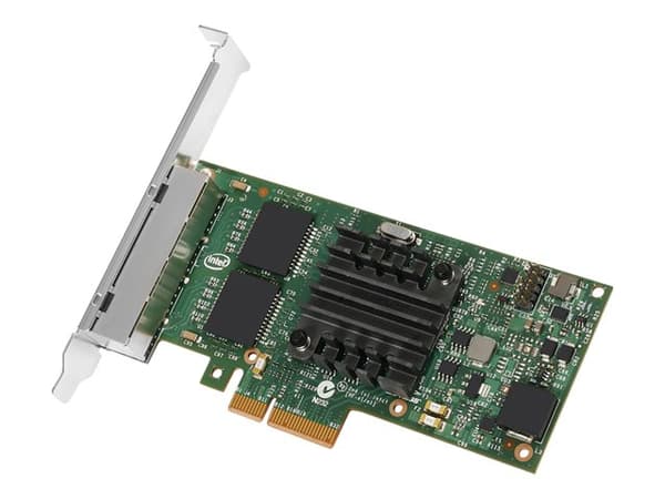 Intel Ethernet Server Adapter I350-T4 - Nettverksadapter - PCIe 2.1 x4 lav profil - 1000Base-T x 4