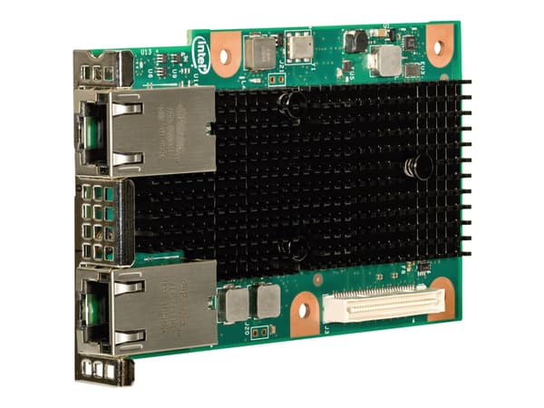 Intel Ethernet Network Connection OCP X557-T2 - Nettverksadapter - OCP - 10Gb Ethernet x 2 Sort, Grønn, Grå