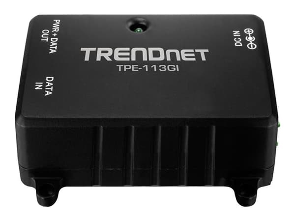 TRENDnet TPE-113GI - Strömtillförsel - AC 100-240 V - 15.4 Watt - utgångskontakter: 1