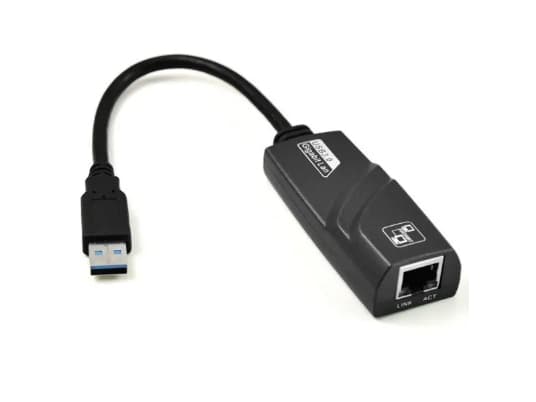 Akyga AK-AD-31 - Nätverksadapter - USB 3.0 - Gigabit Ethernet - svart