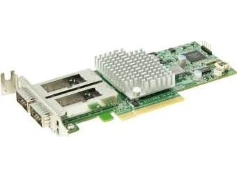 Supermicro AOC-S40G-i2Q - Nettverksadapter - PCIe 3.0 x8 lav profil - 40 Gigabit QSFP+ x 2 - for SuperServer 1028, 2027, 2028, 6027, 6028