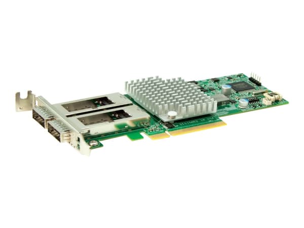 Supermicro AOC-S40G-i2Q - Nettverksadapter - PCIe 3.0 x8 lav profil - 40 Gigabit QSFP+ x 2 - for SuperServer 1028, 2027, 2028, 6027, 6028