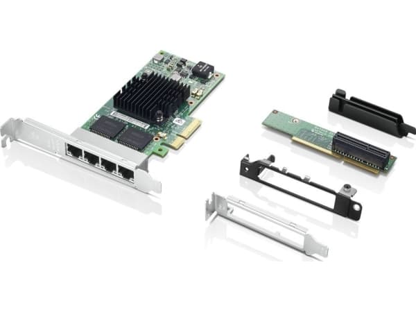 Intel I350-T4 - Nettverksadapter - PCIe 2.1 - Gigabit Ethernet x 4