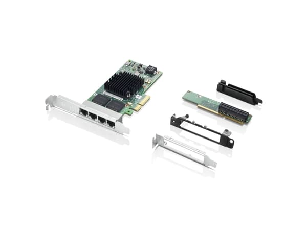Intel I350-T4 - Nettverksadapter - PCIe 2.1 - Gigabit Ethernet x 4