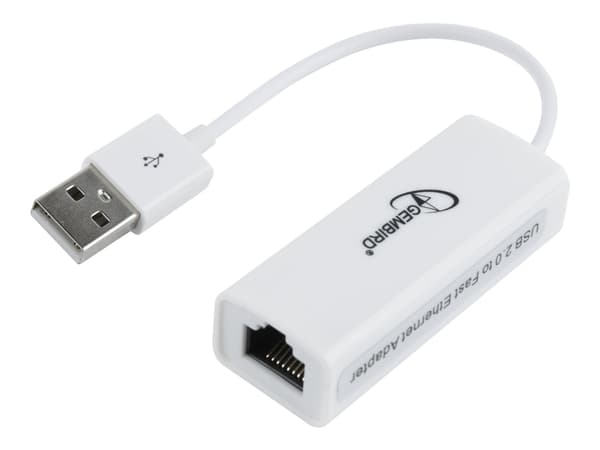Gembird NIC-U2-02 - Nettverksadapter - USB 2.0 - 10/100 Ethernet