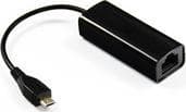 MicroConnect - Verkkosovitin - USB - Ethernet x 1 - musta