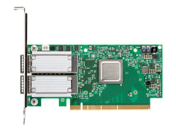 NVIDIA ConnectX-5 VPI - Nettverksadapter - PCIe 3.0 x16 - 100Gb Ethernet / 100Gb Infiniband QSFP28 x 2