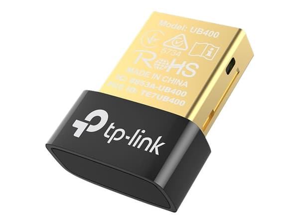 TP-Link UB400 - Bluetooth-adapter - USB 2.0 - Bluetooth 4.0 Svart, Guld