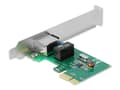 Miniatyrbild 1 av 5: Delock PCI Express Card > 1 x Gigabit LAN - Nätverksadapter - PCIe 1.1 låg profil - Gigabit Ethernet