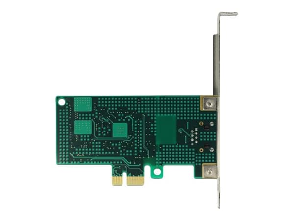 DeLock PCI Express-kort > 1 x Gigabit LAN - Nettverksadapter - PCIe 1.1 lavprofil - Gigabit Ethernet